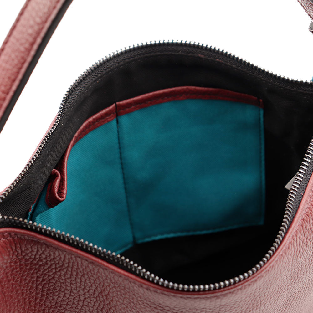 Borsa Donna a Spalla GABS Marty Medium in Pelle Terracotta