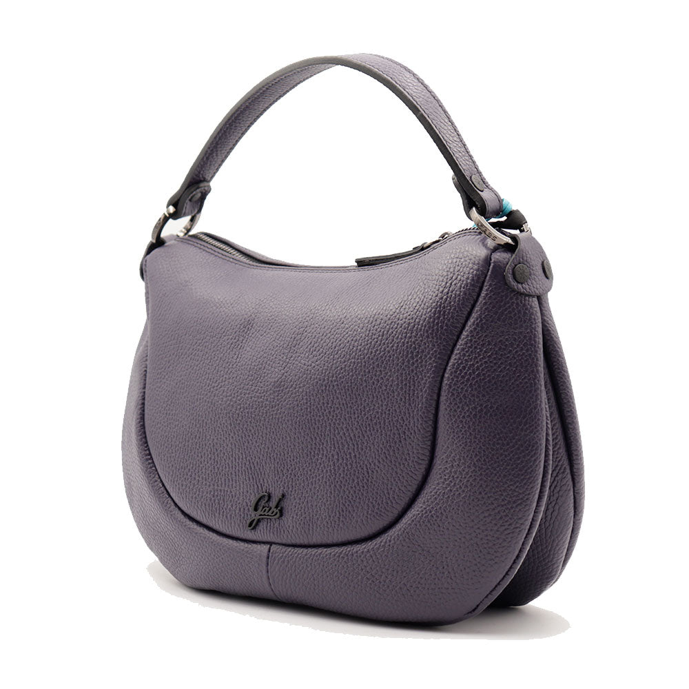 Borsa Donna a Spalla GABS Marty Medium in Pelle Purple Blue