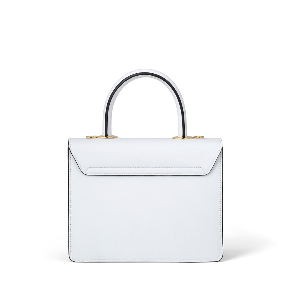 Borsa Donna a Mano BRACCIALINI linea Audrey Bugs Bunny in Pelle Bianca