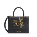 Borsa Donna a Mano BRACCIALINI linea Audrey Bugs Bunny in Pelle Nera