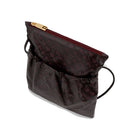 Women's Burgundy Softy Fabric Crossbody Bag GHERARDINI