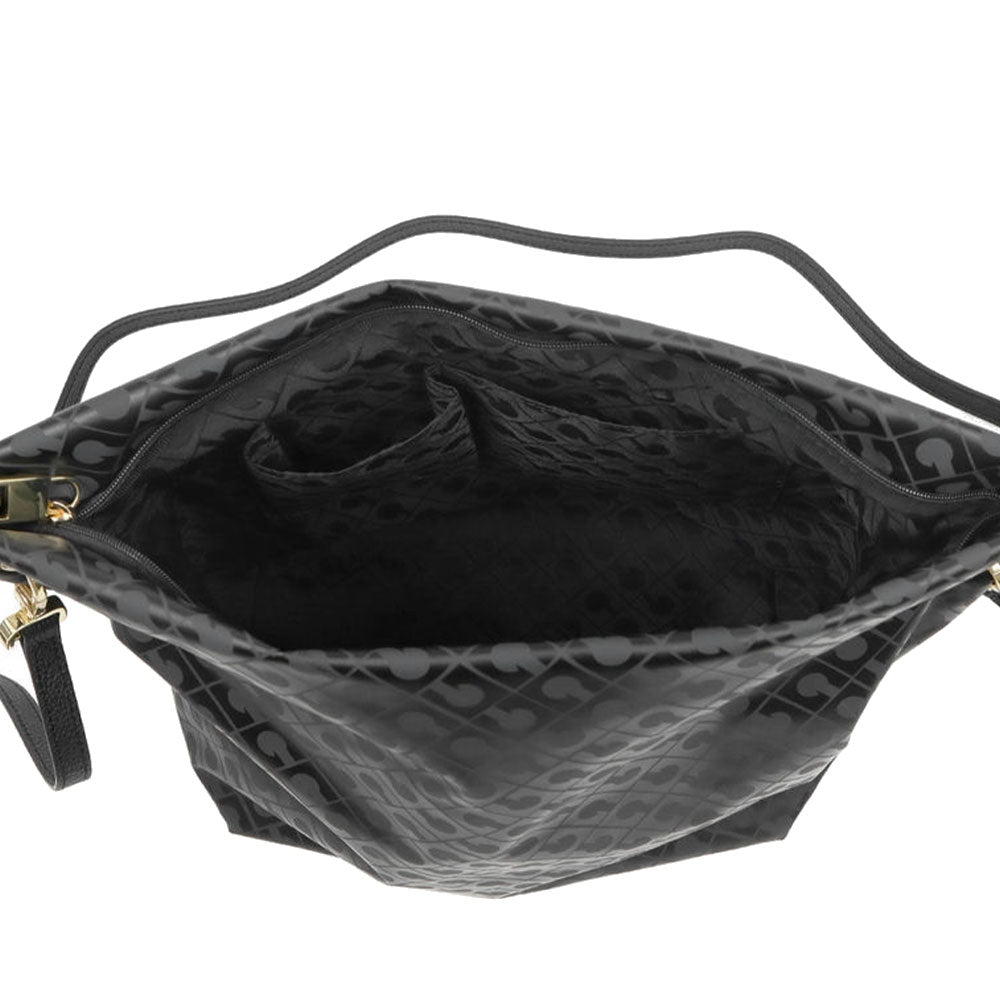 GHERARDINI Damen-Umhängetasche aus weichem Stoff, Farbe Excalibur – GH0311