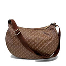Borsa Donna Mezzaluna GHERARDINI in Tessuto Softy colore Chestnut