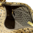 Borsa Donna a Tracolla Multitasche GHERARDINI in Tessuto Softy Colore Toffee