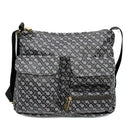 Borsa Donna a Tracolla Multitasche GHERARDINI in Tessuto Softy colore Granite