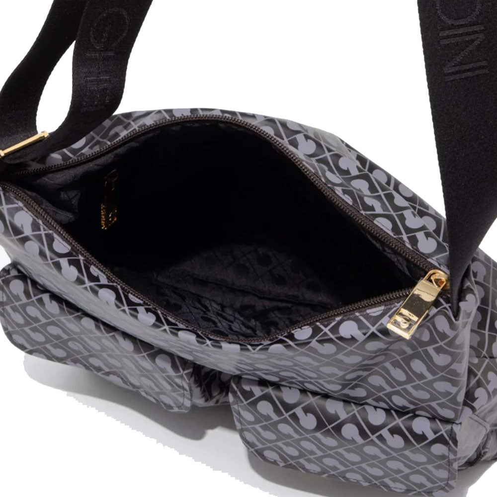 Borsa Donna a Tracolla Multitasche GHERARDINI in Tessuto Softy colore Granite