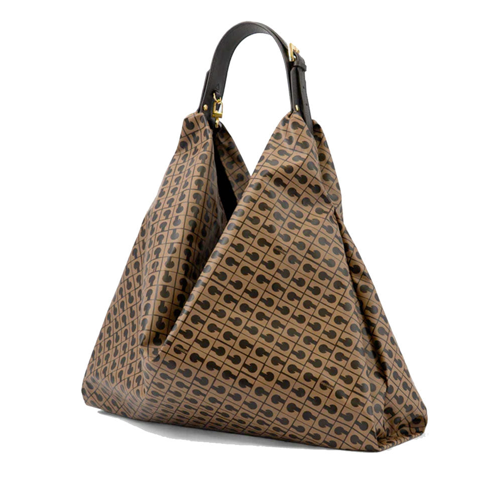 Borsa Donna a Spalla GHERARDINI linea Amazzonia in Tessuto Softy colore Toffee