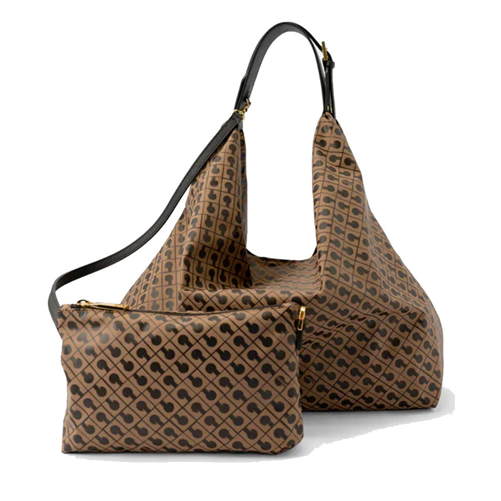 Borsa Donna a Spalla GHERARDINI linea Amazzonia in Tessuto Softy colore Toffee