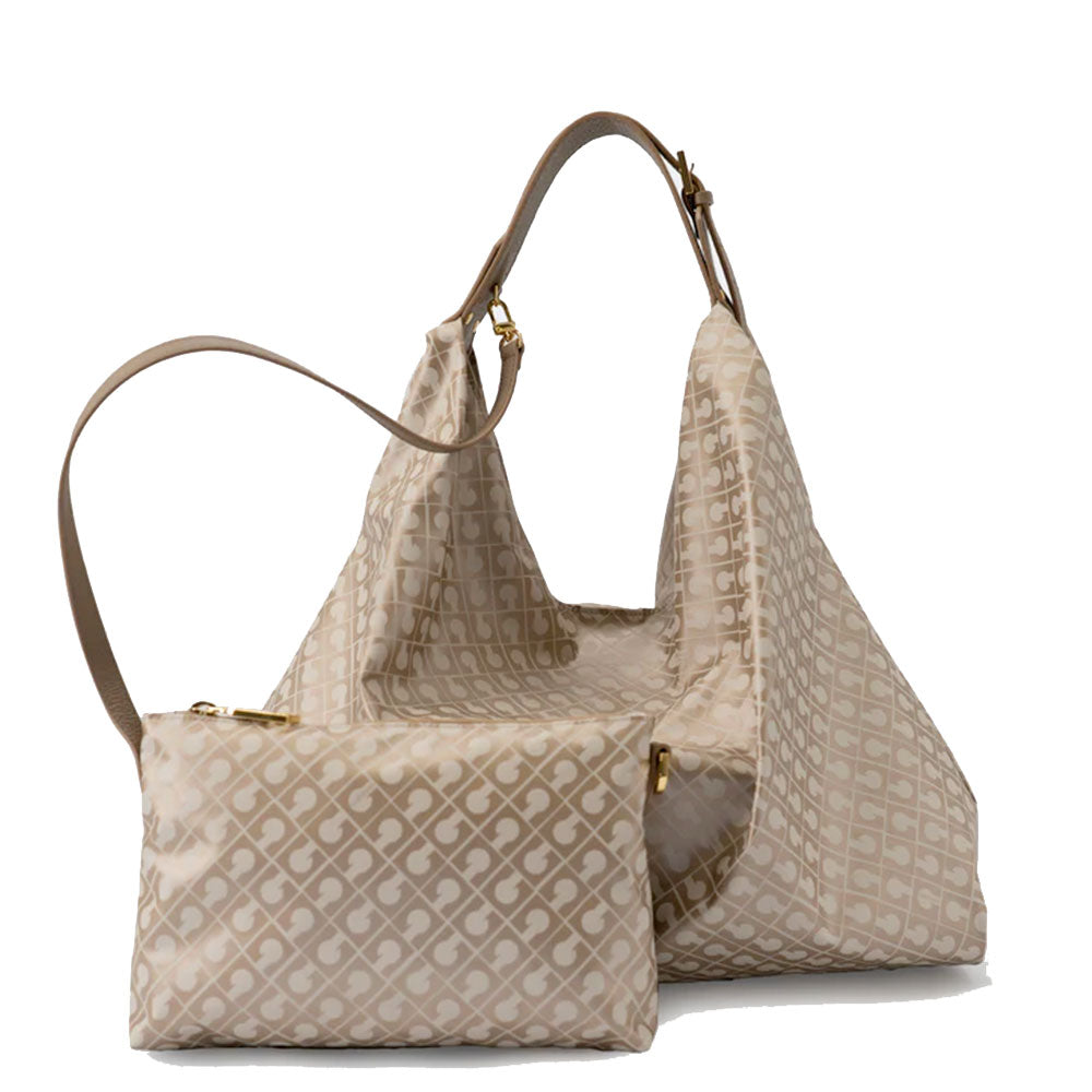 Borsa Donna a Spalla GHERARDINI linea Amazzonia in Tessuto Softy colore Creta