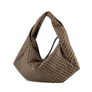 Hobo Bag Large GHERARDINI in Tessuto Softy colore Toffee