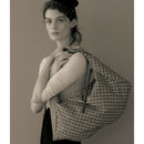 Hobo Bag Large GHERARDINI in Tessuto Softy color Creta