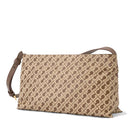Borsa Donna Sottospalla GHERARDINI in Tessuto Softy colore Tabacco - Burro