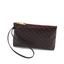Medium Burgundy Softy Fabric Pouch GHERARDINI