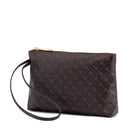 Medium Burgundy Softy Fabric Pouch GHERARDINI