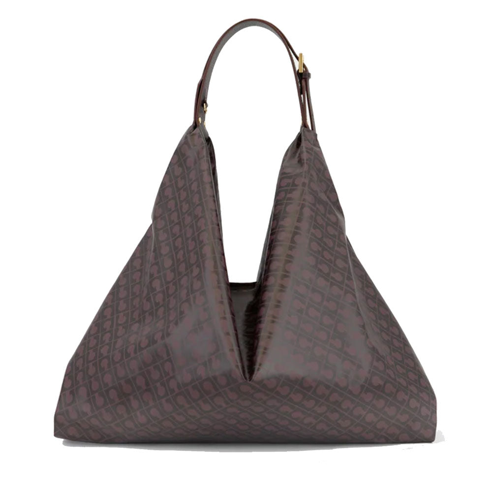 Borsa Donna a Spalla GHERARDINI linea Amazzonia in Tessuto Softy Bordeaux