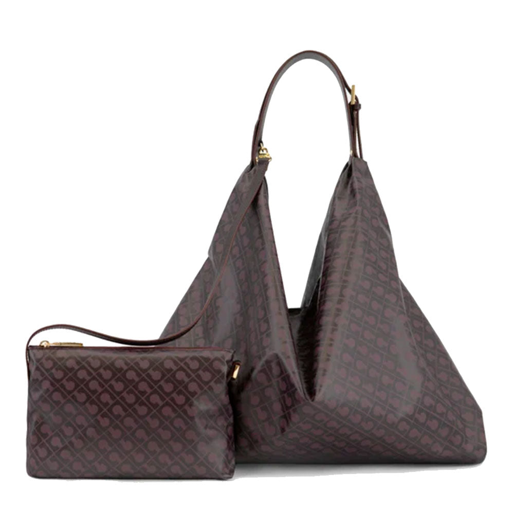 Borsa Donna a Spalla GHERARDINI linea Amazzonia in Tessuto Softy Bordeaux