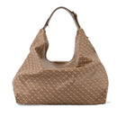 Women's Chestnut Softy Fabric Shoulder Bag GHERARDINI Amazzonia