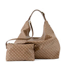 Women's Chestnut Softy Fabric Shoulder Bag GHERARDINI Amazzonia