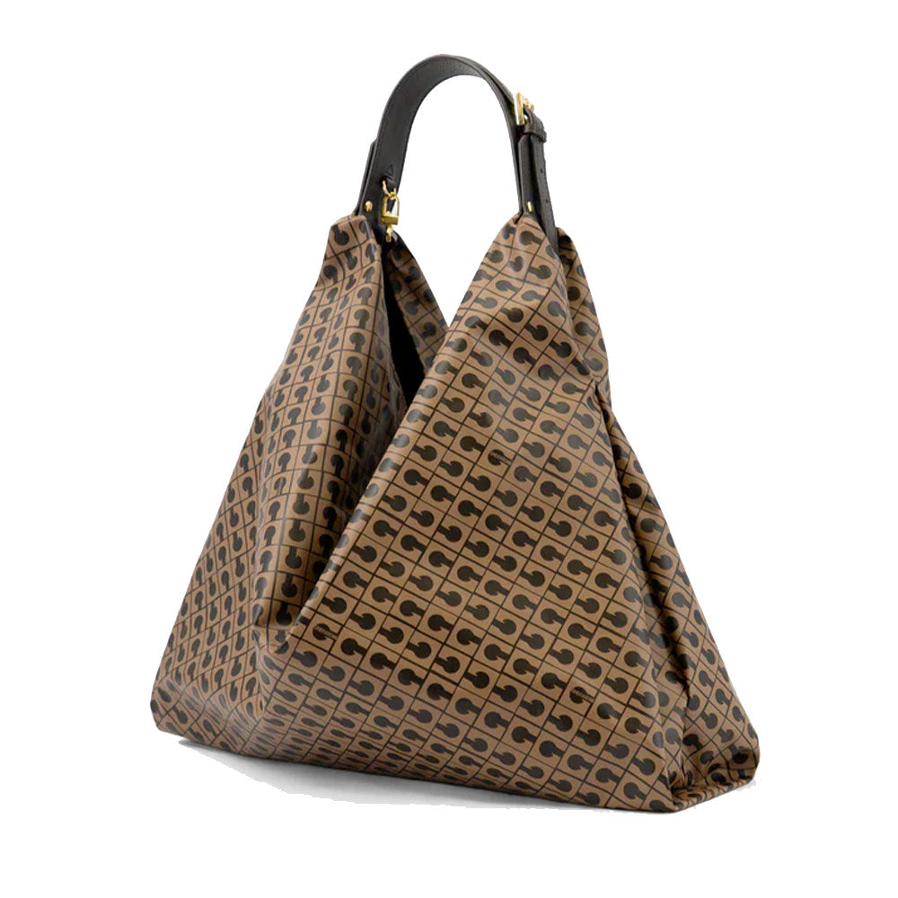 Women's Shoulder Bag GHERARDINI Amazzonia in Softy Fabric, Toffee