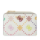 Portacarte Piccolo GUESS Chiuso con Clip Linea Emelie Colore Multi Logo
