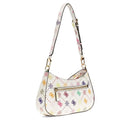 Borsa Donna Hobo a Spalla GUESS Linea Emelie Colore Multi Logo