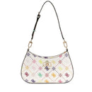 Borsa Donna Hobo a Spalla GUESS Linea Emelie Colore Multi Logo