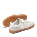 Sneakers Uomo WUSHU RUYI Gong 01 in Nappa e Camoscio Off White