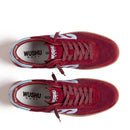 Sneakers Donna WUSHU RUYI Gong 76 in Suede Nylon e Pelle Bordeaux e Light Blue