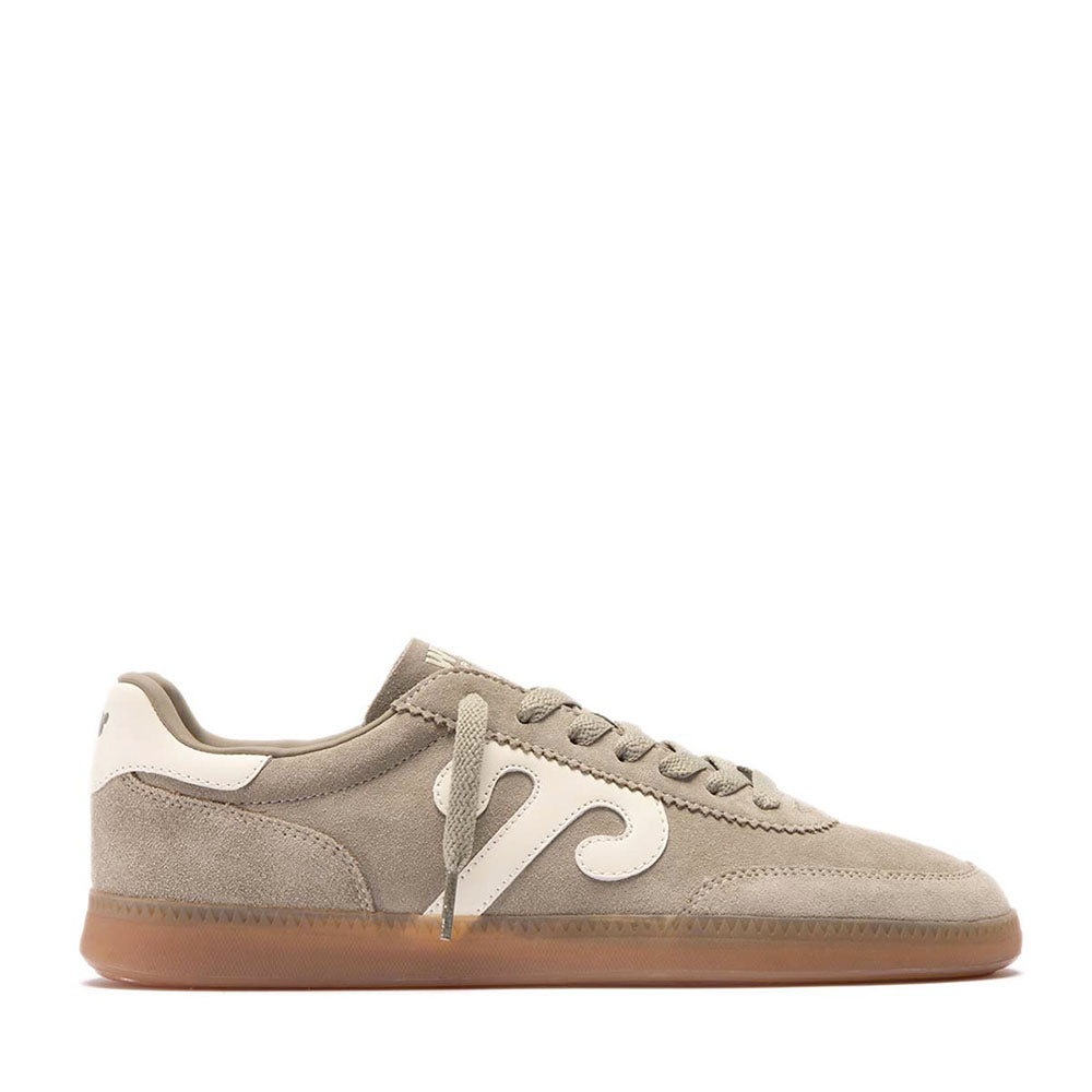 Sneakers Donna WUSHU RUYI Gong 92 in Suede e Pelle Beige