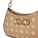 Borsa Donna a Spalla GUESS Linea Carrie Colore Biscotti Logo