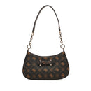Borsa Donna a Spalla GUESS Linea Carrie Colore Espresso Logo