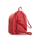 1A Classe Alviero Martini Damenrucksack Geo Joy-Linie aus rotem gummiertem Stoff GZ33