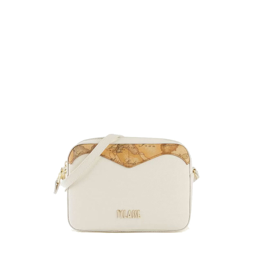 Damen Umhängetasche Small 1A Classe Alviero Martini Florida City Linie Elfenbein GZ55