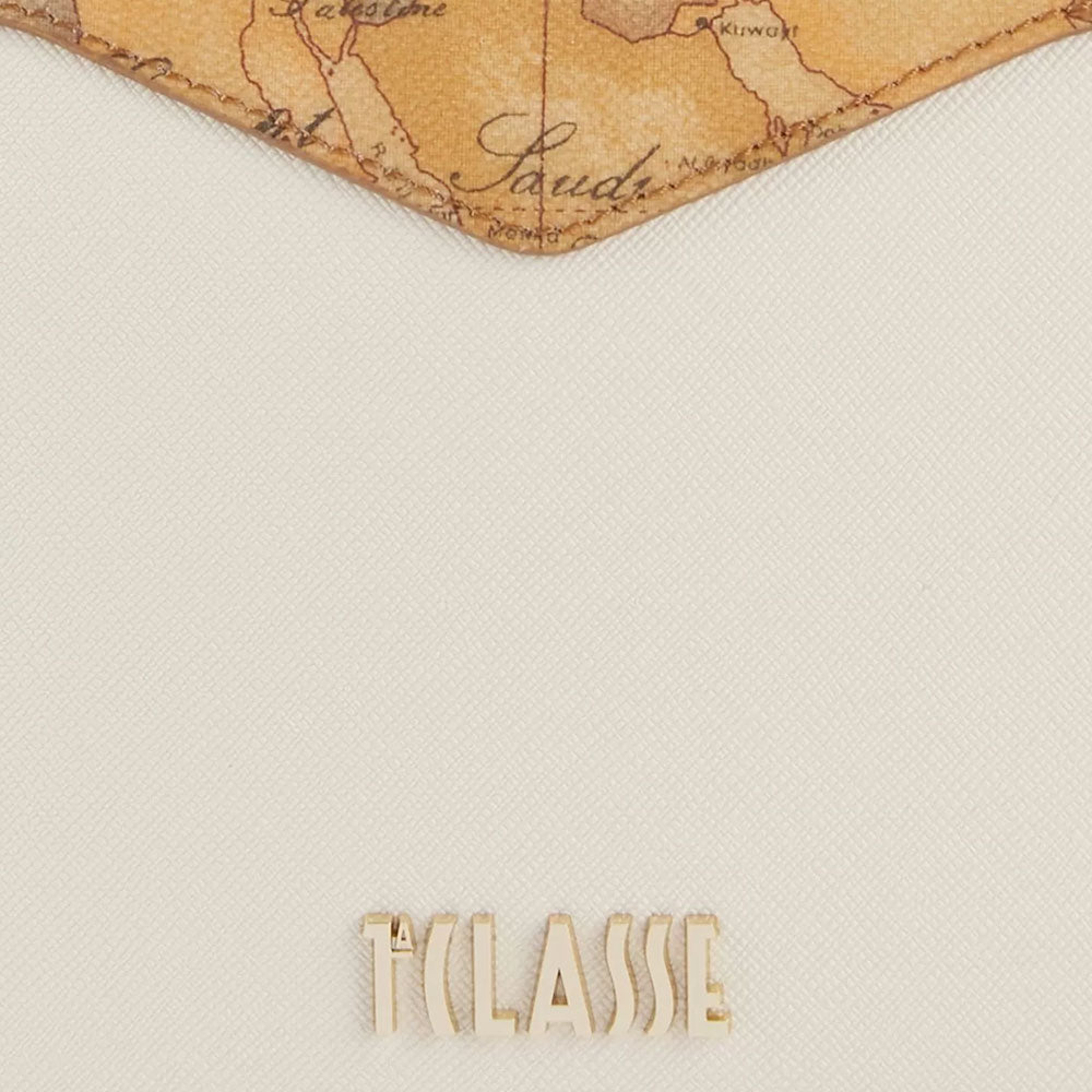 Damen Umhängetasche Small 1A Classe Alviero Martini Florida City Linie Elfenbein GZ55