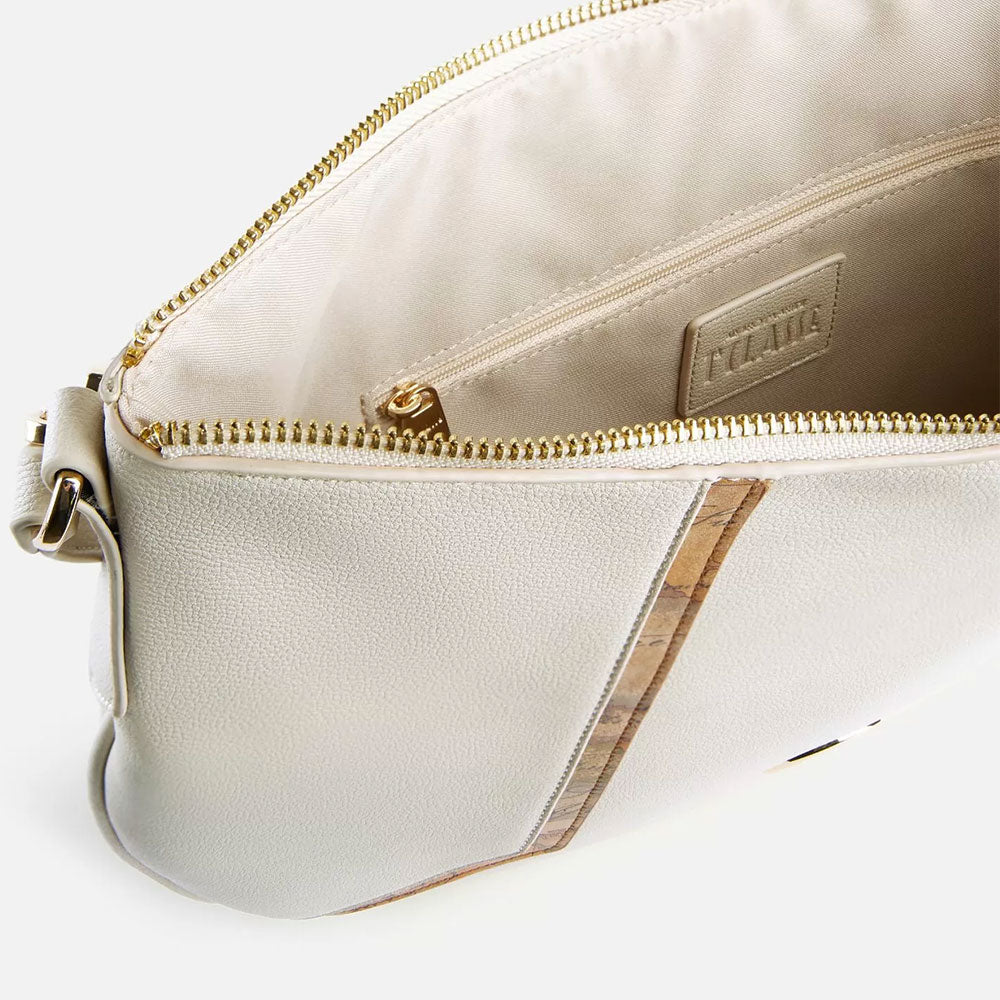 Umhängetasche 1A Classe Alviero Martini Crystal River Linie Elfenbein GZ62