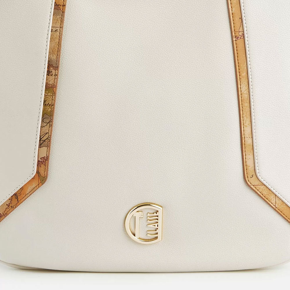 Umhängetasche 1A Classe Alviero Martini Crystal River Linie Elfenbein GZ62