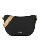 Borsa Mezzaluna Grande a Tracolla 1A Classe Alviero Martini linea Nylon Metaverse Nero GZ66