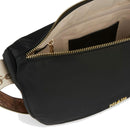 Borsa Mezzaluna Grande a Tracolla 1A Classe Alviero Martini linea Nylon Metaverse Nero GZ66