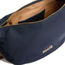 Mezzaluna Piccola a Tracolla 1A Classe Alviero Martini linea Stormy Nylon Blu Notte GZ67