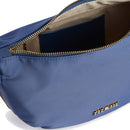 1A Classe Alviero Martini Nylon Eco  Vibe Linie 
Kleine Halbmond-Umhängetasche in Denim GZ67 