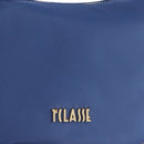 1A Classe Alviero Martini Nylon Eco  Vibe Linie 
Kleine Halbmond-Umhängetasche in Denim GZ67 