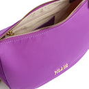 Mezzaluna Piccola a Tracolla 1A Classe Alviero Martini linea Breeze Nylon Viola GZ67