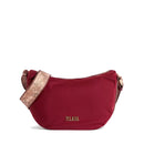 Borsa Mezzaluna Piccola a Tracolla 1A Classe Alviero Martini linea Nylon Metaverse Rosso Lampone GZ67