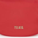 Borsa Mezzaluna Piccola a Tracolla 1A Classe Alviero Martini linea Ocean Nylon Rosso Corallo GZ67