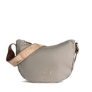 Mezzaluna Piccola a Tracolla 1A Classe Alviero Martini linea Stormy Nylon Tortora GZ67