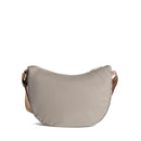 Mezzaluna Piccola a Tracolla 1A Classe Alviero Martini linea Stormy Nylon Tortora GZ67