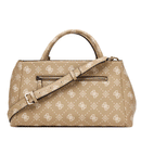 Borsa Donna a Mano GUESS Linea Carrie Colore Biscotti Logo