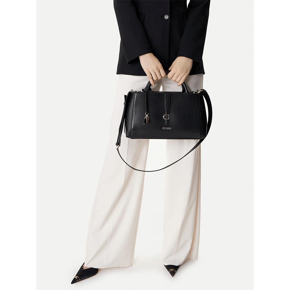 Borsa Donna a Mano GUESS Linea Carrie Colore Nero