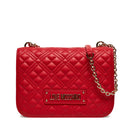 Borsa Donna a Spalla con Tracolla LOVE MOSCHINO linea Quilted colore Rosso