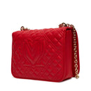 Borsa Donna a Spalla con Tracolla LOVE MOSCHINO linea Quilted colore Rosso